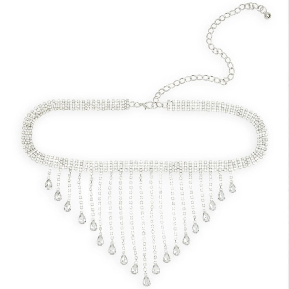 Fringe Rhinestone Belt - Picture 2 of 2